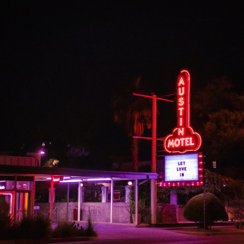 austin motel sign