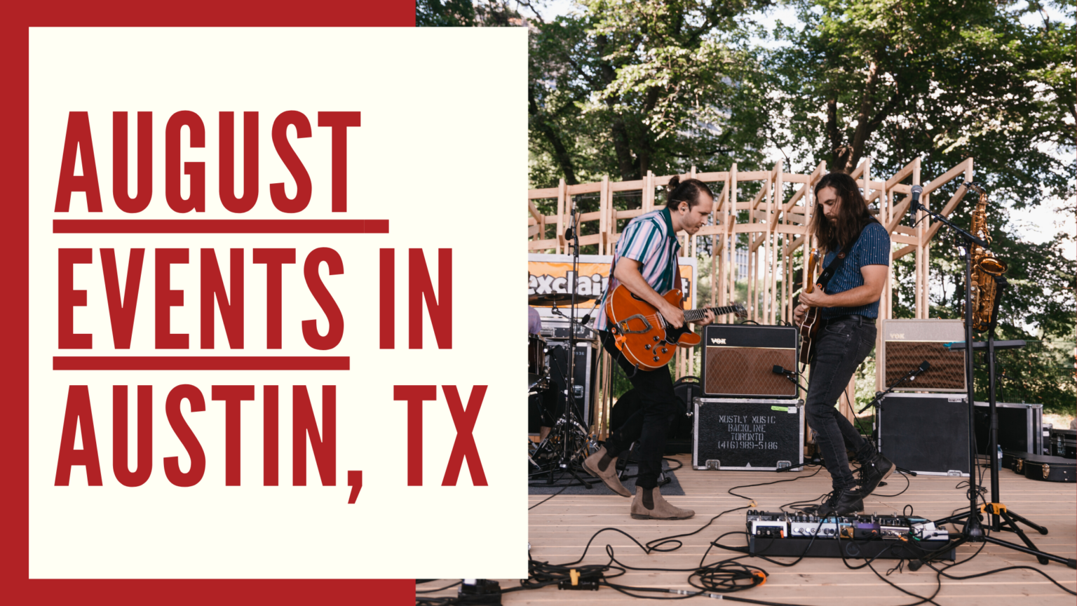 August 2023 Events In Austin Move To Austin