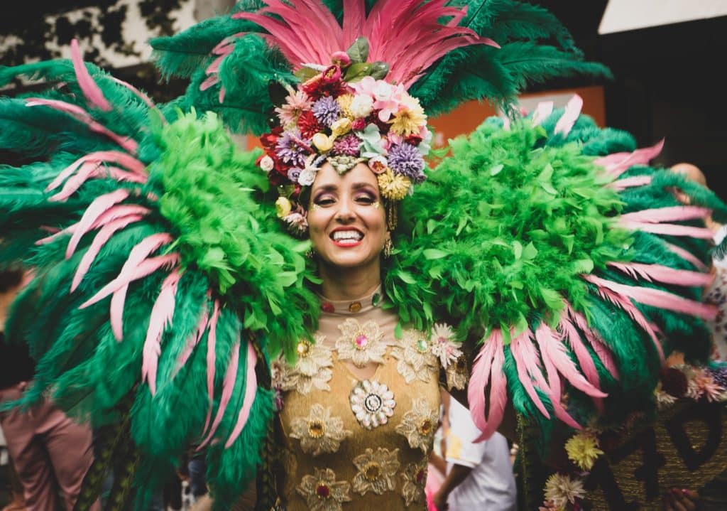 woman in carnaval brasileiro